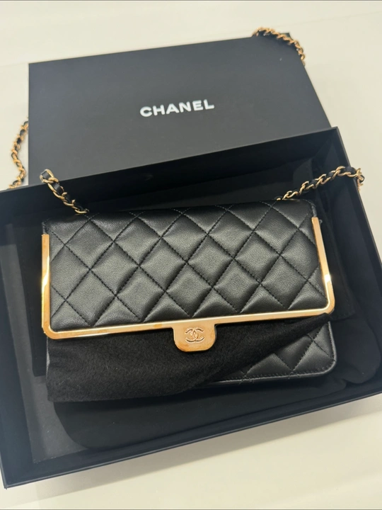 샤넬 WOC 램스킨 BLACK